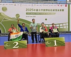 3 золотые, 2 серебряные, 2 бронзовые медали завоевали российские спортсмены на международных соревнованиях по настольному теннису