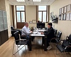 Президент Федерации ПОДА Андрей Строкин обсудил с временно исполняющей обязанности министра физической культуры и спорта Курской области Натальей Жигаловой перспективы сотрудничества