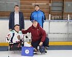 Андрей Строкин принял участие в просмотре контрольной игры на учебно-тренировочном сборе ветеранов СВО и сборной команды России по хоккею-следж