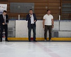 Андрей Строкин принял участие в просмотре контрольной игры на учебно-тренировочном сборе ветеранов СВО и сборной команды России по хоккею-следж