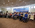  П.А. Рожков на спортивно-тренировочной базе Минспорта России «Озеро Круглое» (Московская область) встретился с членами сборной команды России по плаванию спорта лиц с ПОДА и спорта слепых в преддверии чемпионата мира 