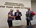  П.А. Рожков на спортивно-тренировочной базе Минспорта России «Озеро Круглое» (Московская область) встретился с членами сборной команды России по плаванию спорта лиц с ПОДА и спорта слепых в преддверии чемпионата мира 