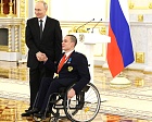 Президент Российской Федерации Владимир Путин торжественно вручил государственные награды победителям ХVII Паралимпийских летних игр
