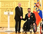 Президент Российской Федерации Владимир Путин торжественно вручил государственные награды победителям ХVII Паралимпийских летних игр