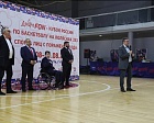 Президент Федерации Андрей Строкин принял участие в торжественной церемонии открытия ДоброFon - Кубка России по баскетболу на колясках 3х3